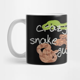 Crazy Snake Guy Mug